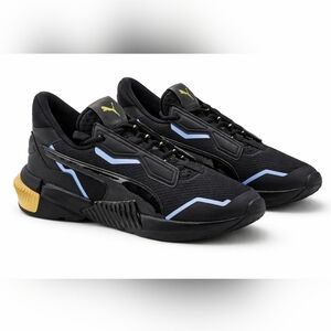 Puma Provoke XT Training Shoes Black Gold Athletic Sneakers Women’s Size 8.5
